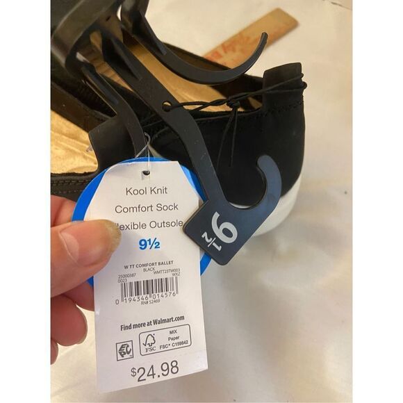 Time Tru black 9.5 Kool knit shoes new - Picture 3 of 5